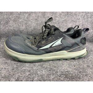 Altra Lone Peak 7 Shoes Womens Size 9.5 Gray Black Green Trail Running MaxTrac